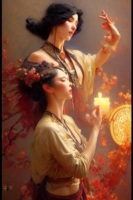 Prompt: taoism, painting by gaston bussiere, greg rutkowski, j. c. leyendecker, artgerm