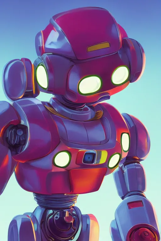 Image similar to metabots medabots medarotto medarot robot minimalist comics helmet mask neon cybereye, behance hd by jesper ejsing, by rhads, makoto shinkai and lois van baarle, ilya kuvshinov, rossdraws global illumination ray tracing hdr radiating a glowing aura