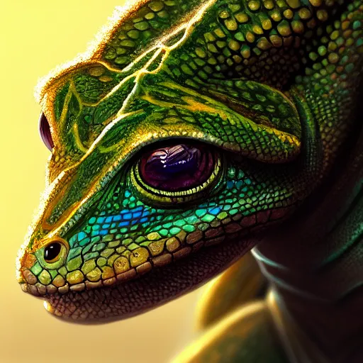 Image similar to Mark Zuckerberg as a lizard, closeup, D&D, fantasy, intricate, elegant, highly detailed, digital painting, artstation, concept art, matte, sharp focus, illustration