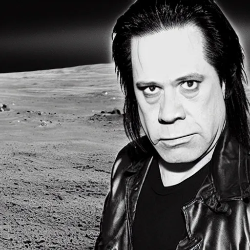 Prompt: glenn danzig is very confused on the surface of mars and there are aliens trying to give him a pill,