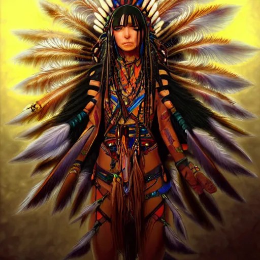 Native American Shamen Fantasy Fantasy Magic Anime Stable Diffusion Openart