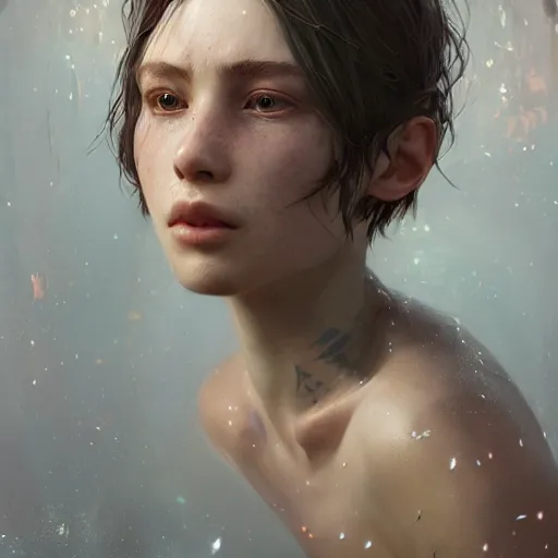 Image similar to life could be a dream, au naturel, hyper detailed, digital art, trending in artstation, cinematic lighting, studio quality, smooth render, unreal engine 5 rendered, octane rendered, art style by klimt and nixeu and ian sprigger and wlop and krenz cushart