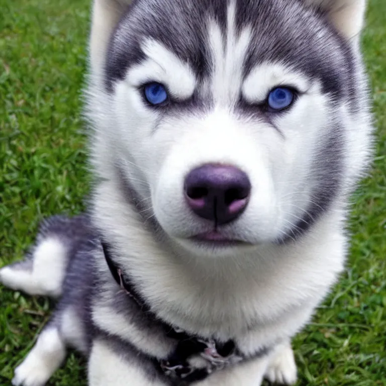 Image similar to cutest husky in the world