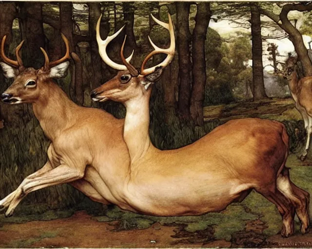 Image similar to Lama, Deer, Dog, Horse combined; fantastic sick damned mutant beast infected exposed damaged skin inflated blisters by Arthur Rackham, Eugene de Blaas, Frederic Leighton, Tom Bagshaw, Ivan Shishkin, Hans Thoma, Asher Brown Durand