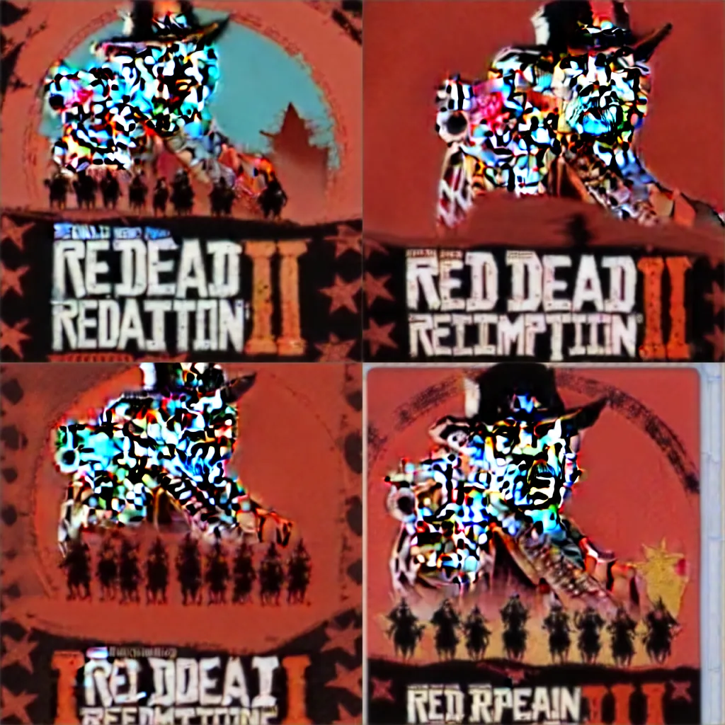 Prompt: Red Dead Redemption 2 (2018 video game) cover art