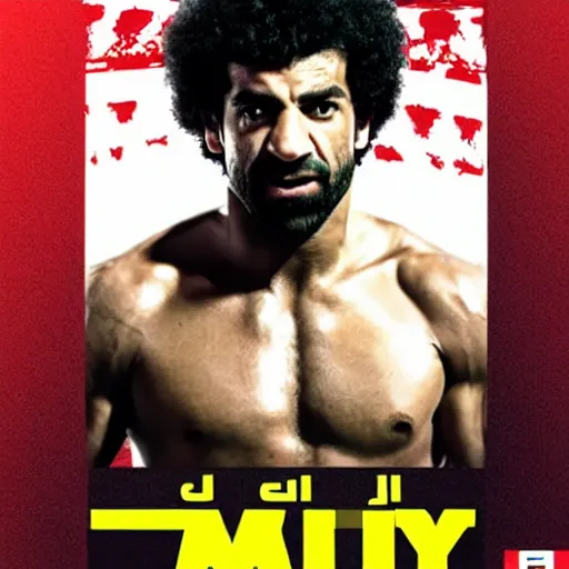 Prompt: movie poster of mohammed salah in rocky 4,