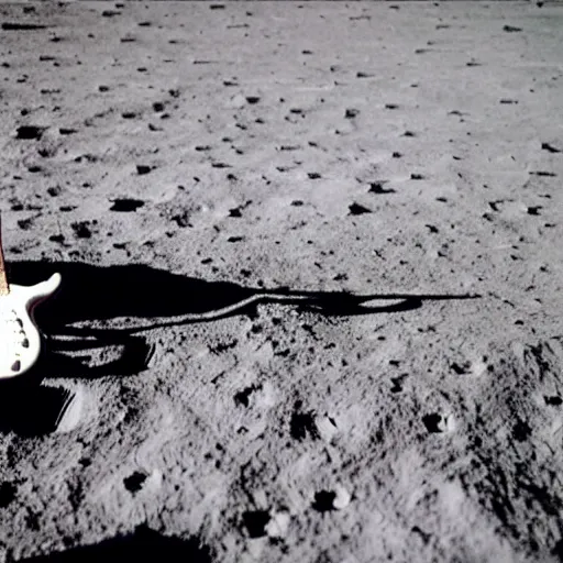 Image similar to photo of a stratocaster electric guitar standing idle on the moon landing. detailed. 8k