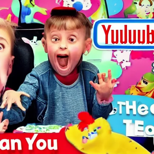 Prompt: YouTube kids nightmare