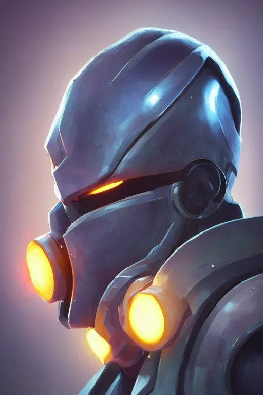 Image similar to epic mask helmet robot ninja portrait stylized as fornite style game design fanart by concept artist gervasio canda, behance hd by jesper ejsing, by rhads, makoto shinkai and lois van baarle, ilya kuvshinov, rossdraws global illumination radiating a glowing aura global illumination ray tracing hdr render in unreal engine 5