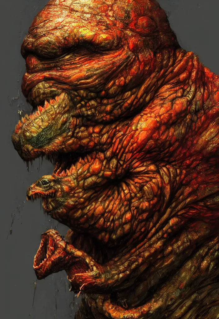 Prompt: uhd hyperrealistic photorealisitc hyperdetailed detailed full body concept art portrait of an evil ninja turtle, dynamic lighting, hopeless emotions, by beksinski, sharp focus, artstation hq, 8 k, intricate, subsurface scattering, ray tracing, vivid colors, octane render