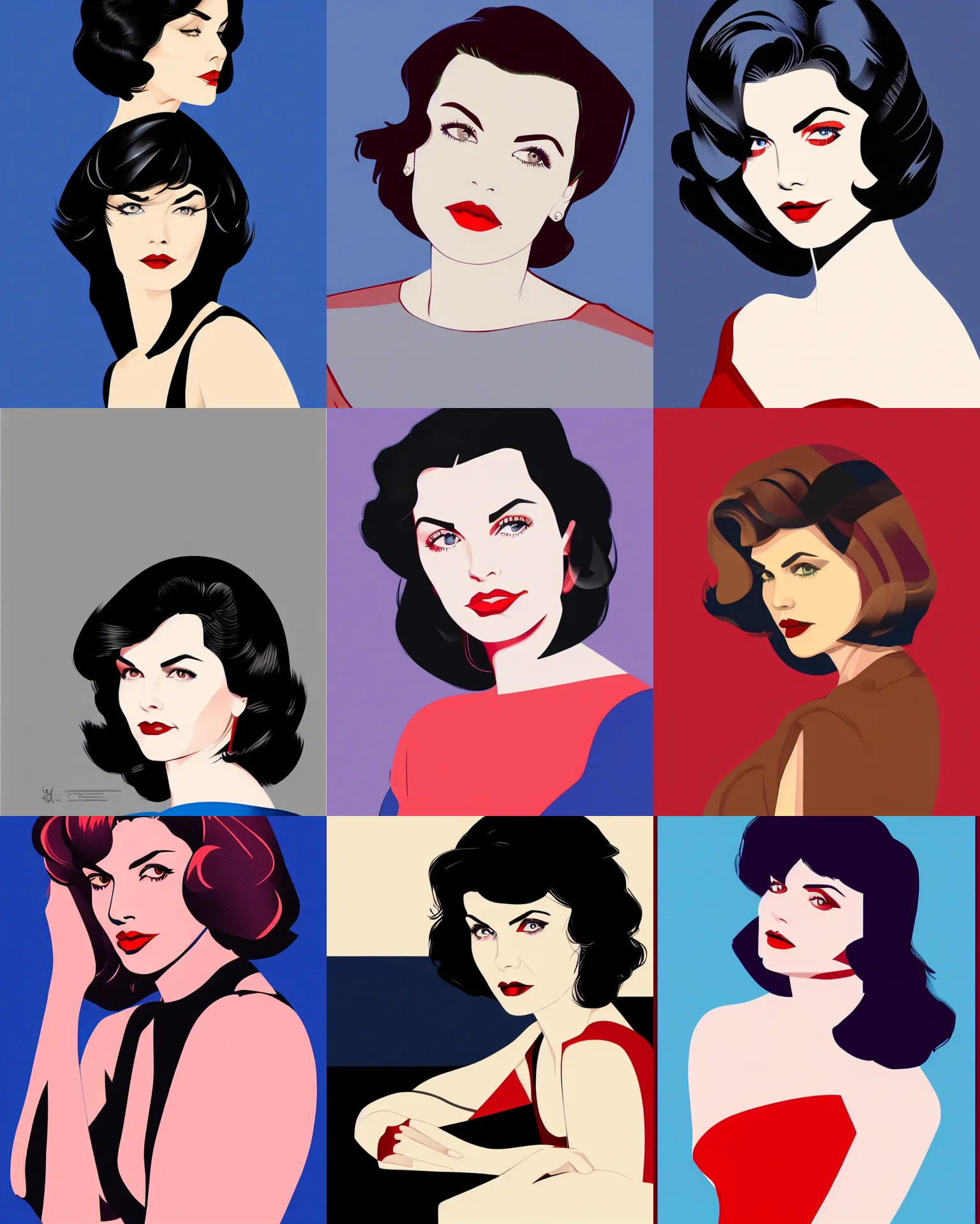 sherilyn fenn 2 2 years old, bob haircut, portrait by | Stable ...