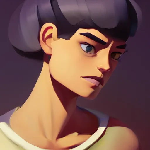 Image similar to face icon stylized minimalist reboot 1 9 9 4, loftis, cory behance hd by jesper ejsing, by rhads, makoto shinkai and lois van baarle, ilya kuvshinov, rossdraws global illumination