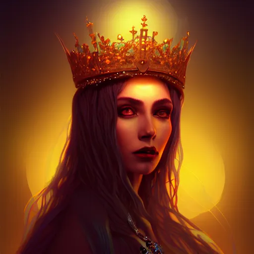 Prompt: Queen of the night, highly detailed, digital painting, artstation, concept art, soft light, sharp focus, illustration