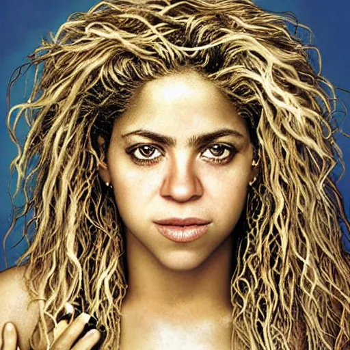 Image similar to Portrait of Shakira by Martin Schoeller