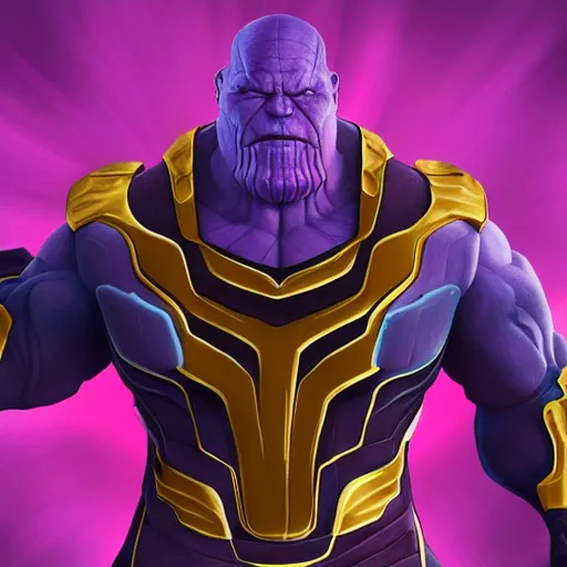 Image similar to Thanos digital art