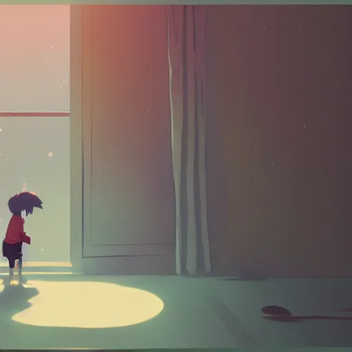 Image similar to but i know some day i'll make it out of here, even if it takes all night or a hundred years, cory loftis, james gilleard, atey ghailan, makoto shinkai, goro fujita, studio ghibli, rim light, exquisite lighting, clear focus, very coherent, plain background