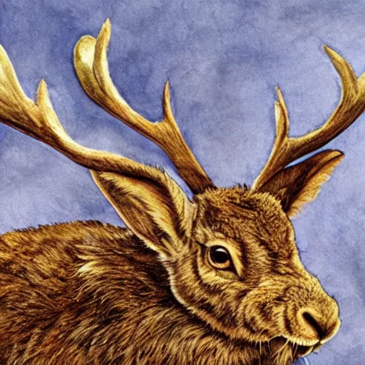 Prompt: The Jackalope