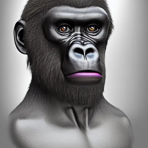 Prompt: a gorilla with Steve Buscemi's face, 8k, ultra realistic, render