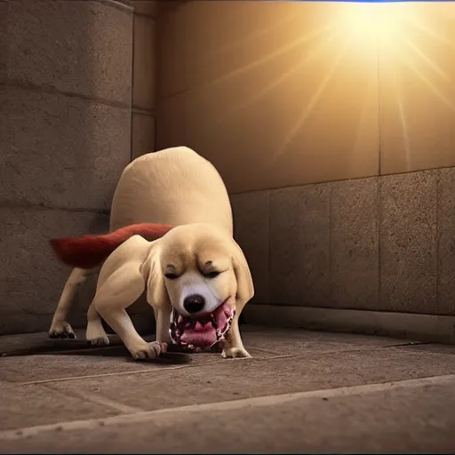 Prompt: funny stupid dog tries to bite its own tail. realistic, refined, detailed, cinematic lighting, unreal engine, 8 k, hd extremely detailed. 4 k. award winning. ultra realistic photo. - w 1 0 2 4 - h 1 0 2 4 - n 9 - i