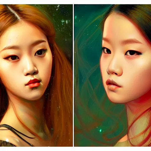 Prompt: a painting of jisoo of blackpink in the style of donato giancola, and in the style of charlie bowater, and in the style of jules ferdinand jacquemart. symmetry, smooth, sharp focus, semi - realism.