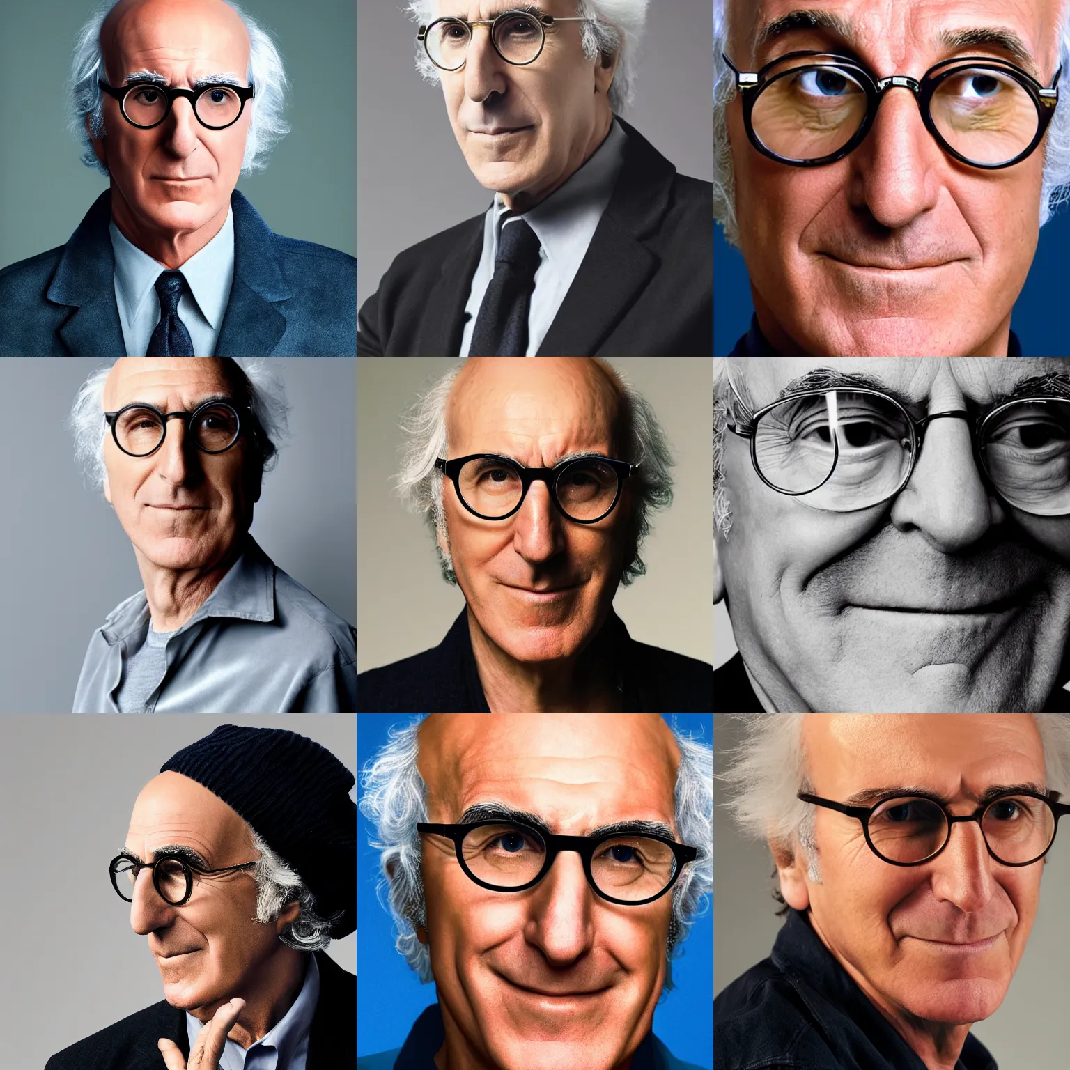 Prompt: portrait of larry david by robert kirkman, upscaled to 4 k