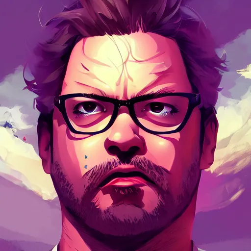 Image similar to Jack Black as Tyler Durden, ambient lighting, 4k, anime key visual, lois van baarle, ilya kuvshinov, rossdraws, artstation