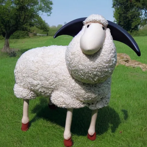 Image similar to anthropomorphic sheep