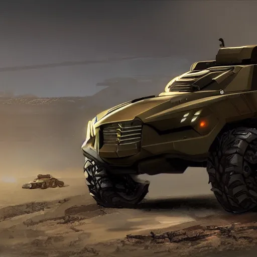 Prompt: concept picture of a suv vehicle designed for an upcoming halo game - n 3