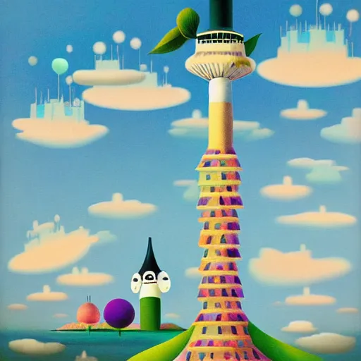 Image similar to the tower by Chiho Aoshima