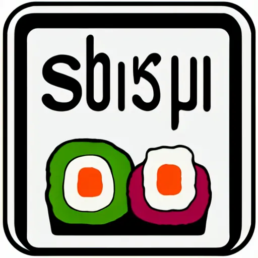 Image similar to app icon for sushi