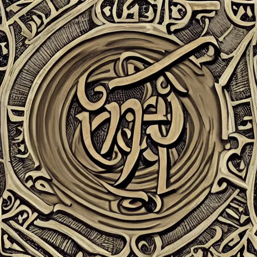 Image similar to a medieval typeface