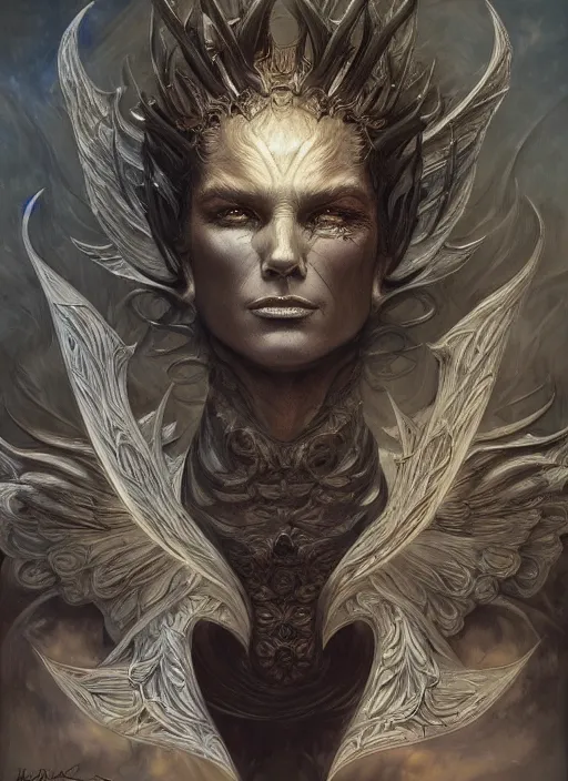 Image similar to lucifer, elegant, highly detailed, centered, digital painting, artstation, concept art, smooth, sharp focus, illustration, artgerm, tomasz alen kopera, peter mohrbacher, donato giancola, joseph christian leyendecker, wlop, frank frazetta