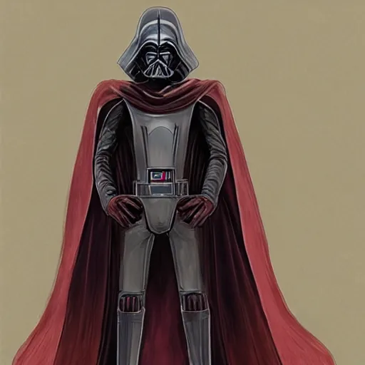 Image similar to concept art of a new Star Wars sith Lord