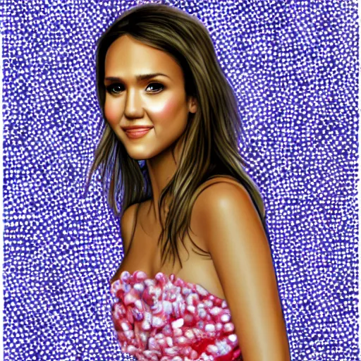 Image similar to a portret of Jessica alba, by Johanna, Martine