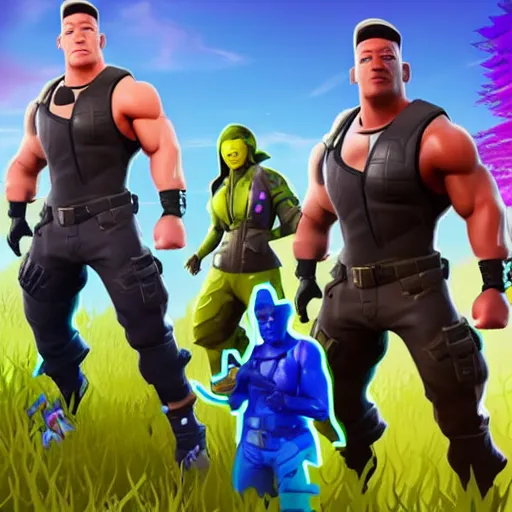 Prompt: john cena in fortnite