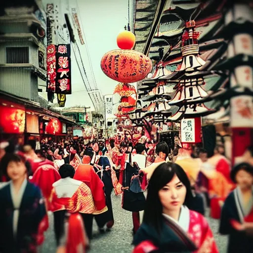 Image similar to photo of a Japanese matsuri, cinematic, beautiful, fun, instagram, amazing,