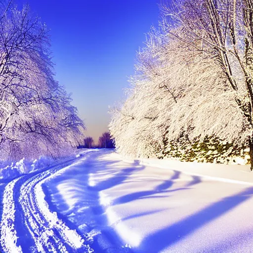 Prompt: novosibirsk, winter landscape, khrushchevka in the snow, russian longing, photo