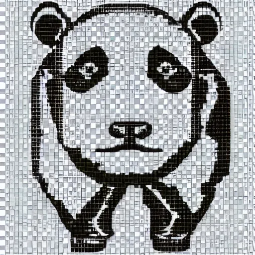 Prompt: panda, png, logo