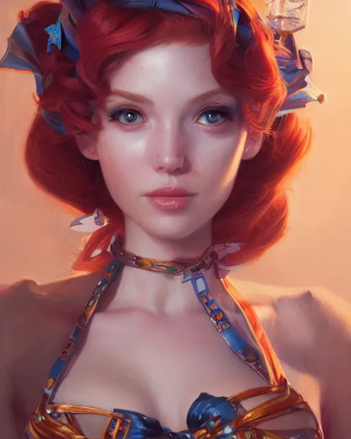 Prompt: miss fortune the cat | highly detailed | from the pixar film sneaky cats | very intricate | cinematic lighting | award - winning | closeup portrait | by donato giancola and mandy jurgens and charlie bowater | featured on artstation