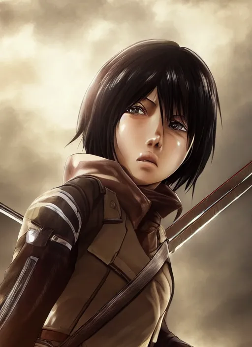 Mikasa Ackerman, female, mad, sexy, angry, cute, mikasa, short hair,  warrior, HD wallpaper | Peakpx