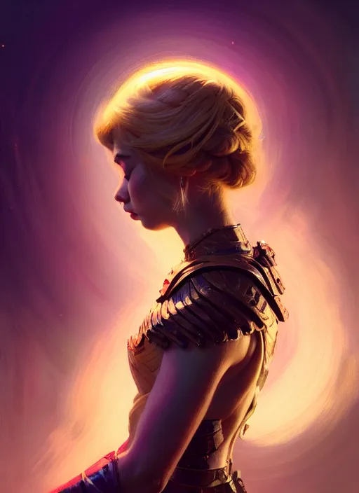 Side Portrait Imogen Poots Paladin Fantasy Stable Diffusion Openart