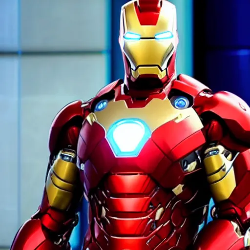 Image similar to an avengers still of steve harvey as ironman,detailed face,cinematic,dramatic,marvel 2021