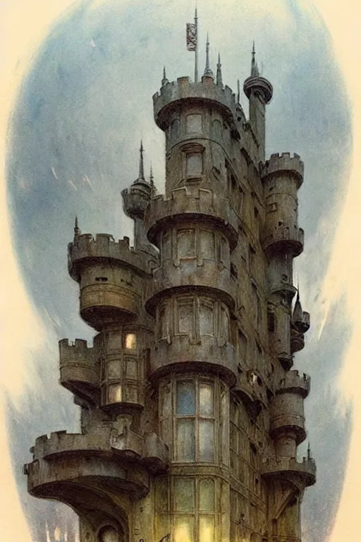 Prompt: ( ( ( ( ( 1 9 5 0 s techno castle. muted colors. ) ) ) ) ) by jean - baptiste monge!!!!!!!!!!!!!!!!!!!!!!!!!!!!!!