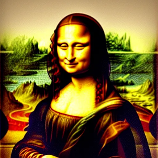 Image similar to the rest of mona lisa
