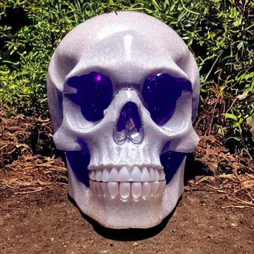 Image similar to a crystal skull