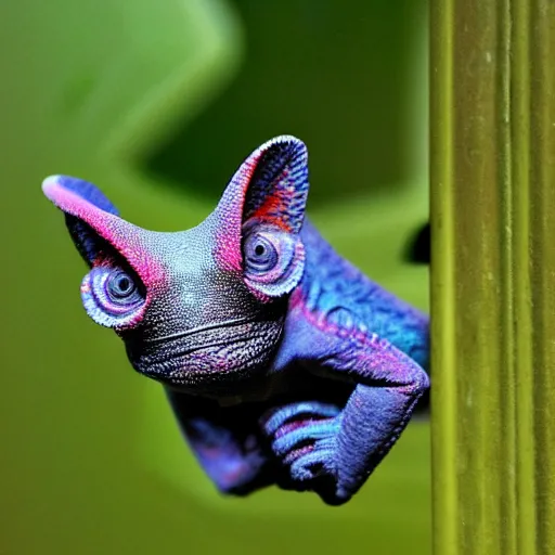 Image similar to bat chameleon hybrid