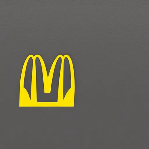 Image similar to a logo designed for a mcdonalds in space