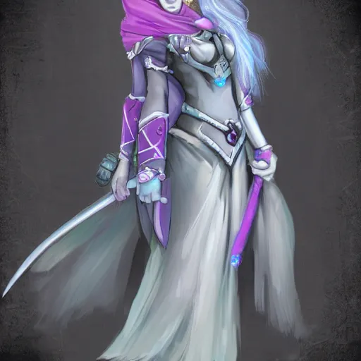 Image similar to A beautiful young female drow wizard