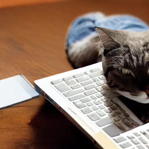 Image similar to cat hacking on a keyboard