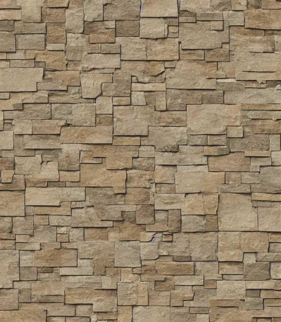 Image similar to texture map of beige stone with horizontal rectilinear engraving cutout